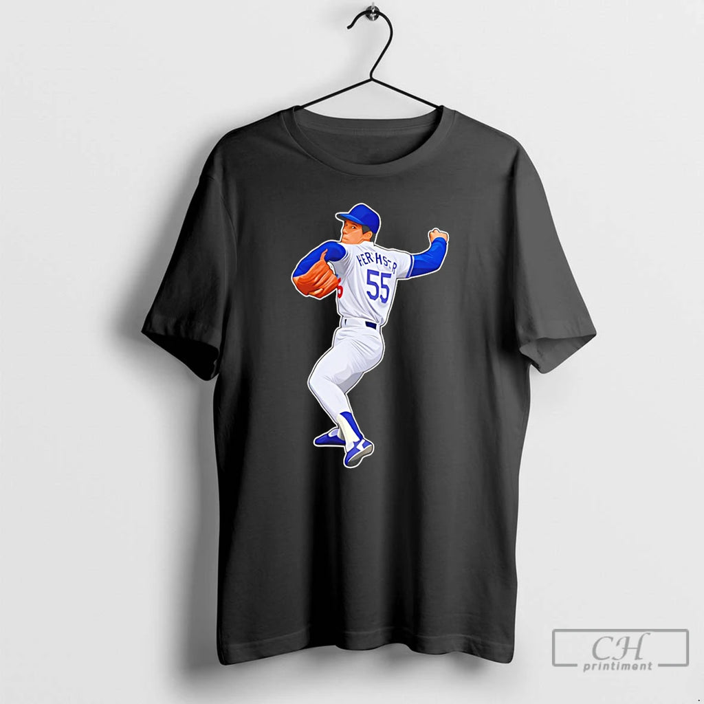 Premium Orel Hershiser Pitching Legend Number 55 Los Angeles Dodgers Mlb Baseball Champions 2025 Shirt Hoodie Sweatshirt