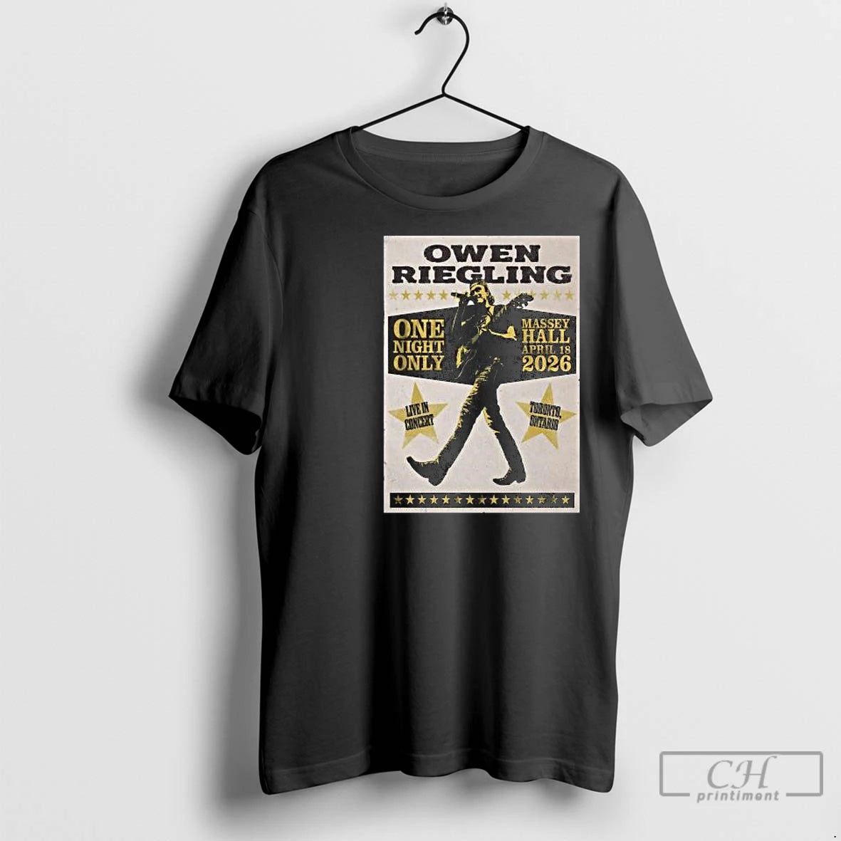 Premium Owen Riegling April 18 2026 Massey Hall Toronto On Circle Black Shirt Hoodie Sweatshirt | PurePodTees.com