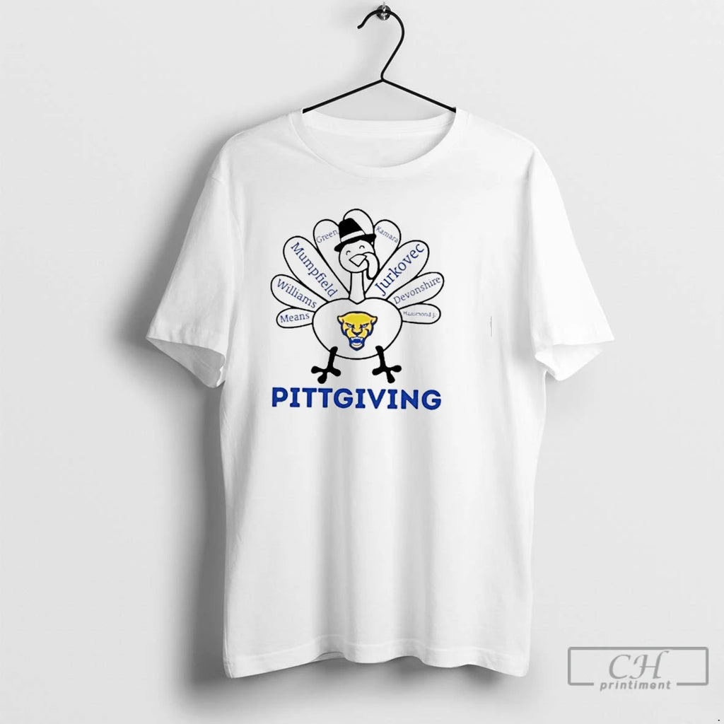 Premium Paittgiving Pitt Panthers X Thanksgiving T Shirts Hoodie Sweatshirt | PurePodTees.com