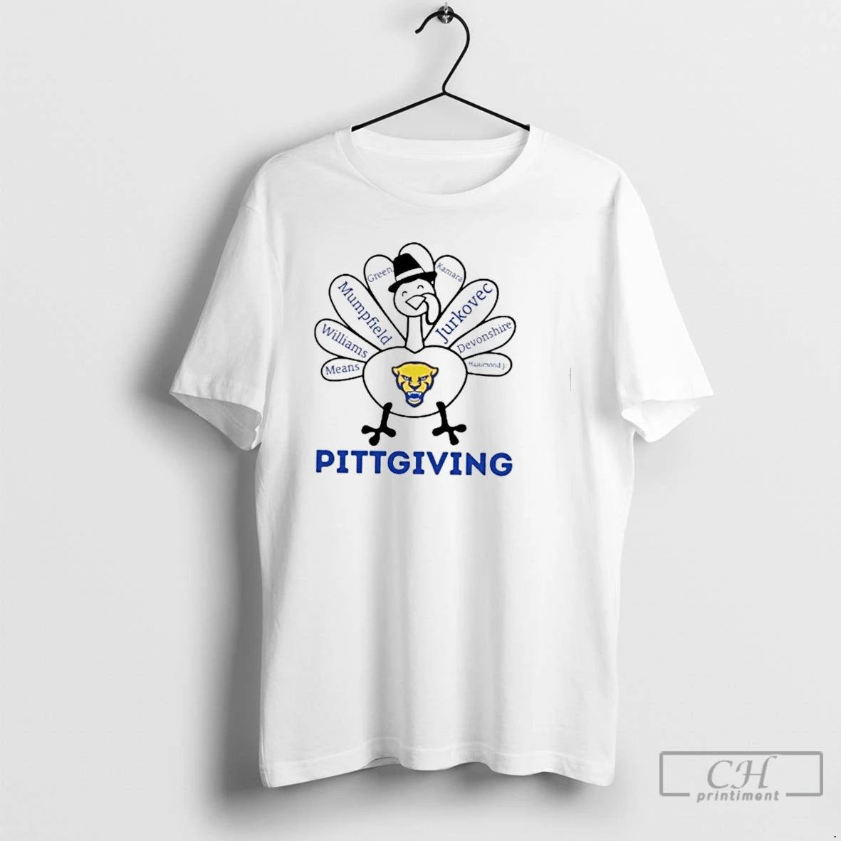 Premium Paittgiving Pitt Panthers X Thanksgiving T Shirts Hoodie Sweatshirt | PurePodTees.com