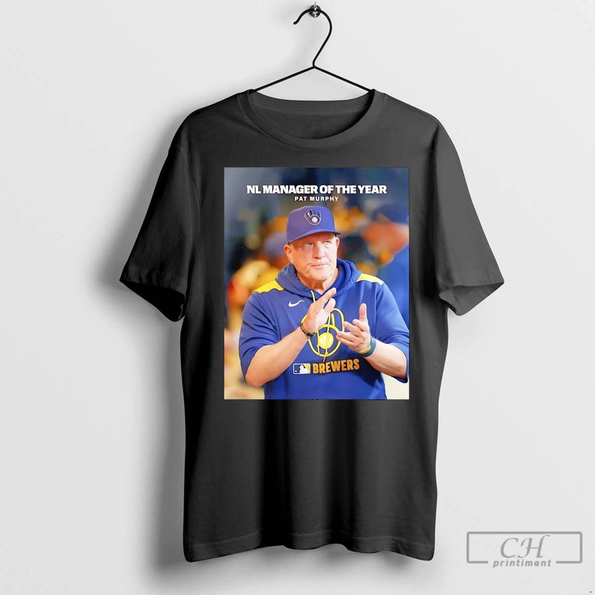Premium Pat Murphy Nl Manager Of The Year Shirt Hoodie Sweatshirt | PurePodTees.com