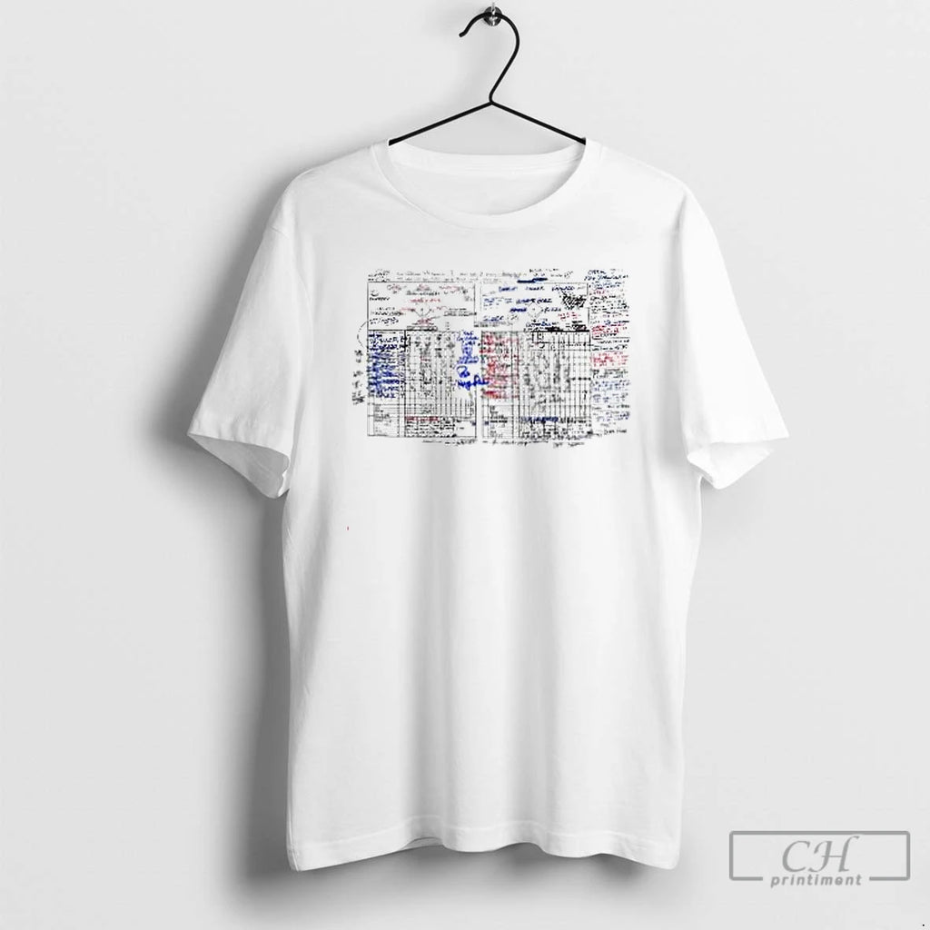 Premium Pat Hughes Game 7 Scorecard T Shirts Hoodie Sweatshirt | PurePodTees.com