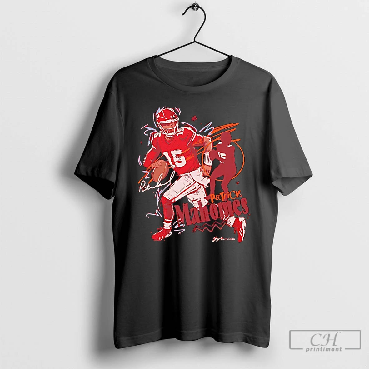 Premium Patrick Mahomes Kansas City Chiefs Signature Vintage T Shirts Hoodie Sweatshirt | PurePodTees.com
