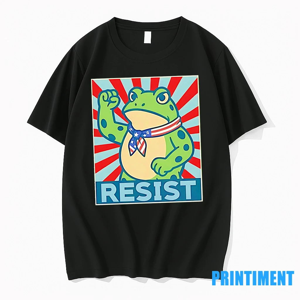 Premium Patriotic Activist Tee Resist Frog American Flag Tshirts Sweater