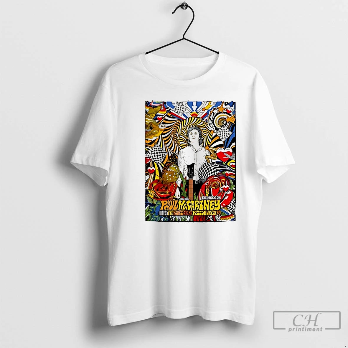 Premium Paul Mccartney Got Back 2025 Tour Pittsburgh Christmas T Shirts Hoodie Sweatshirt | PurePodTees.com