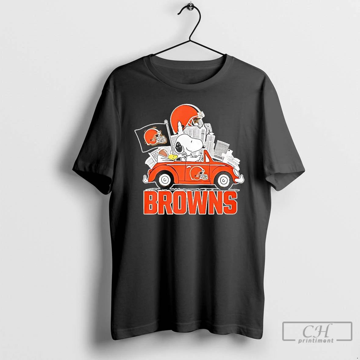 Premium Peanuts X Cleveland Browns Welcome To The Pound Driving Car Shirt Hoodie Sweatshirt | PurePodTees.com