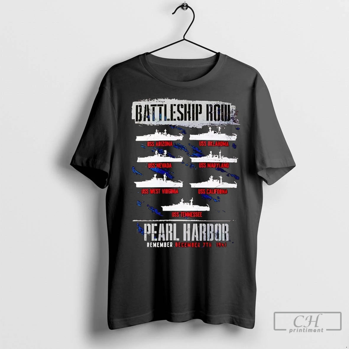 Premium Pearl Harbor Battleship Row Shirt Hoodie Sweatshirt | PurePodTees.com