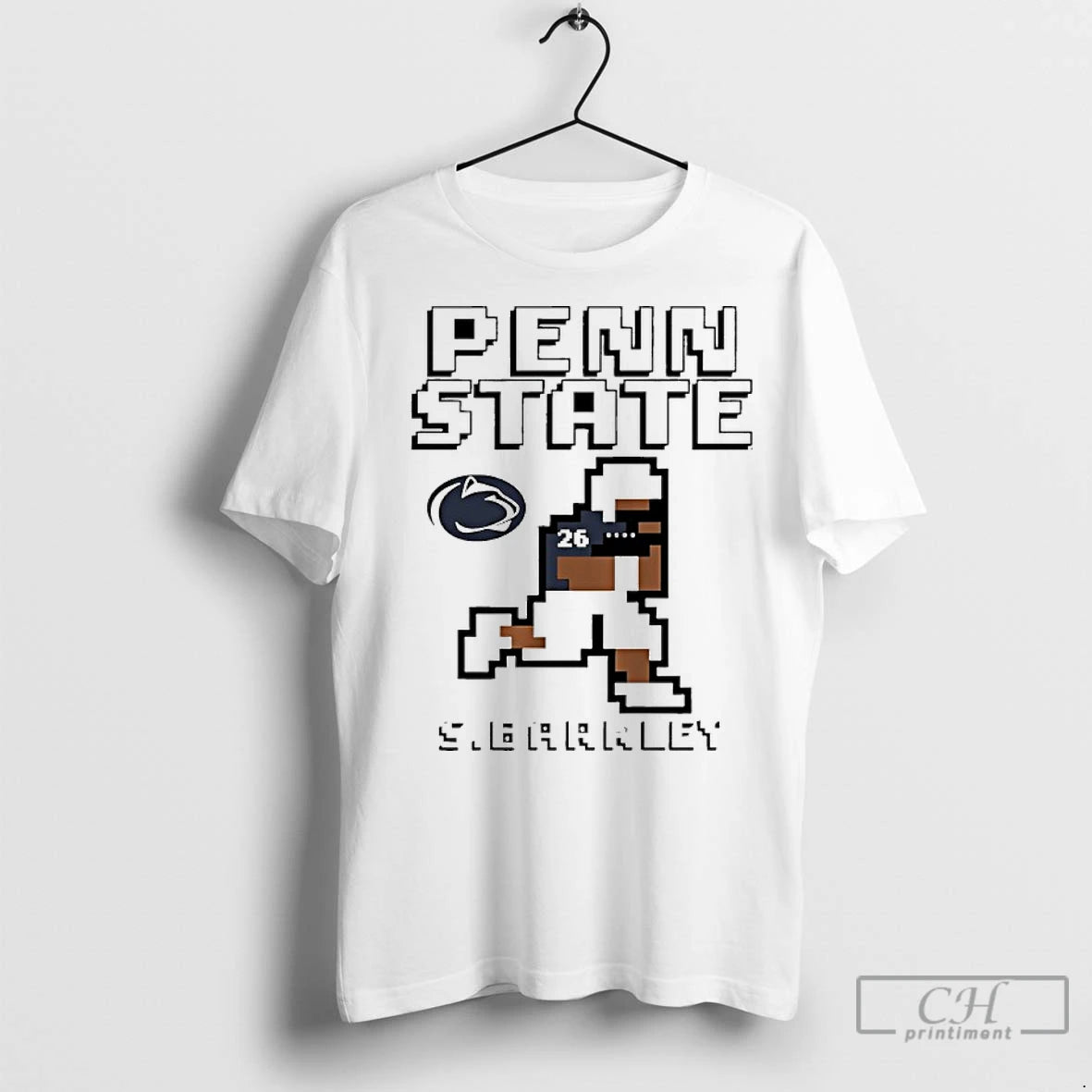 Premium Penn State Football Saquon Barkley Player Retro Baller Shirt Hoodie Sweatshirt | PurePodTees.com