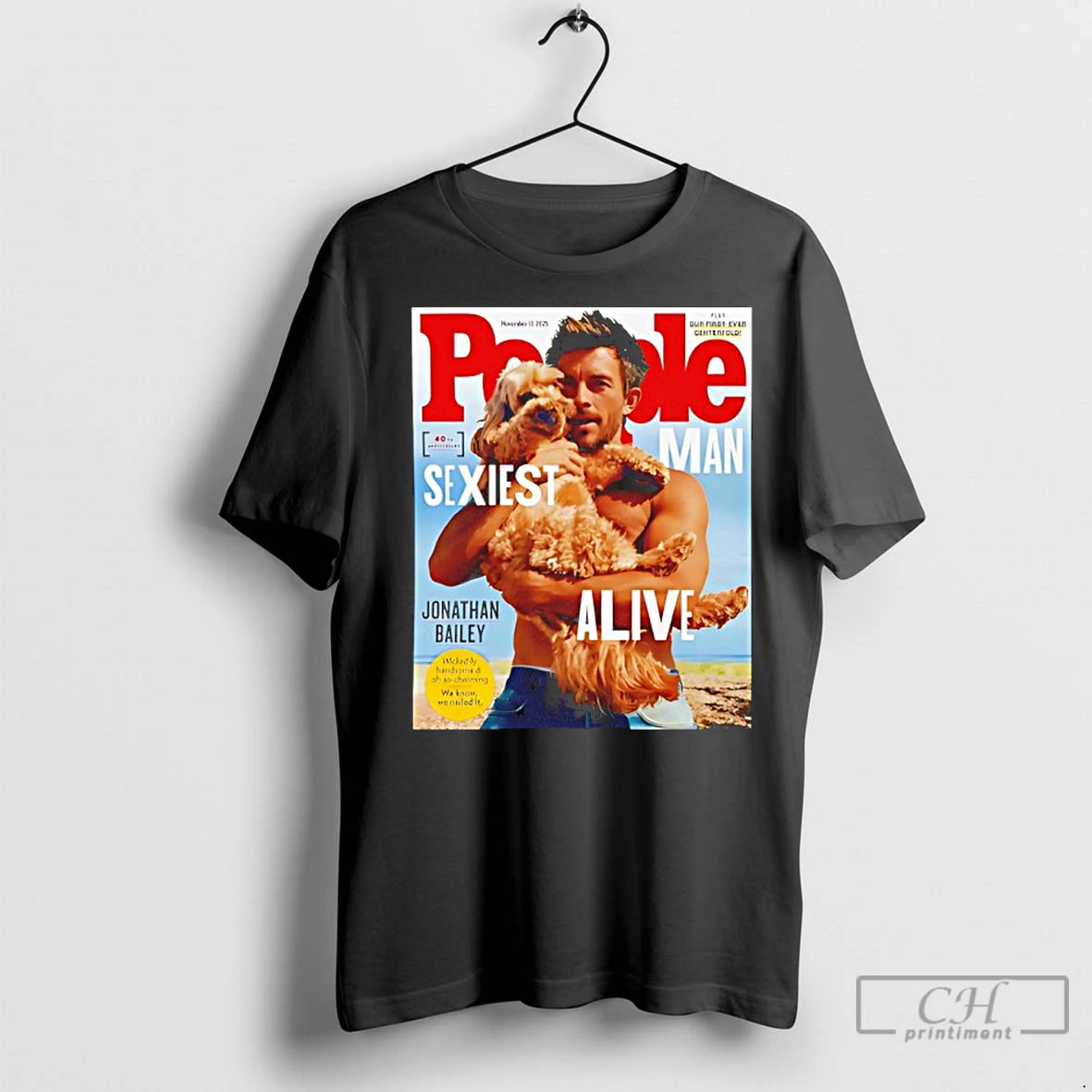 Premium People Magazines 2025 Sexiest Man Alive News Shirt Hoodie Sweatshirt | PurePodTees.com