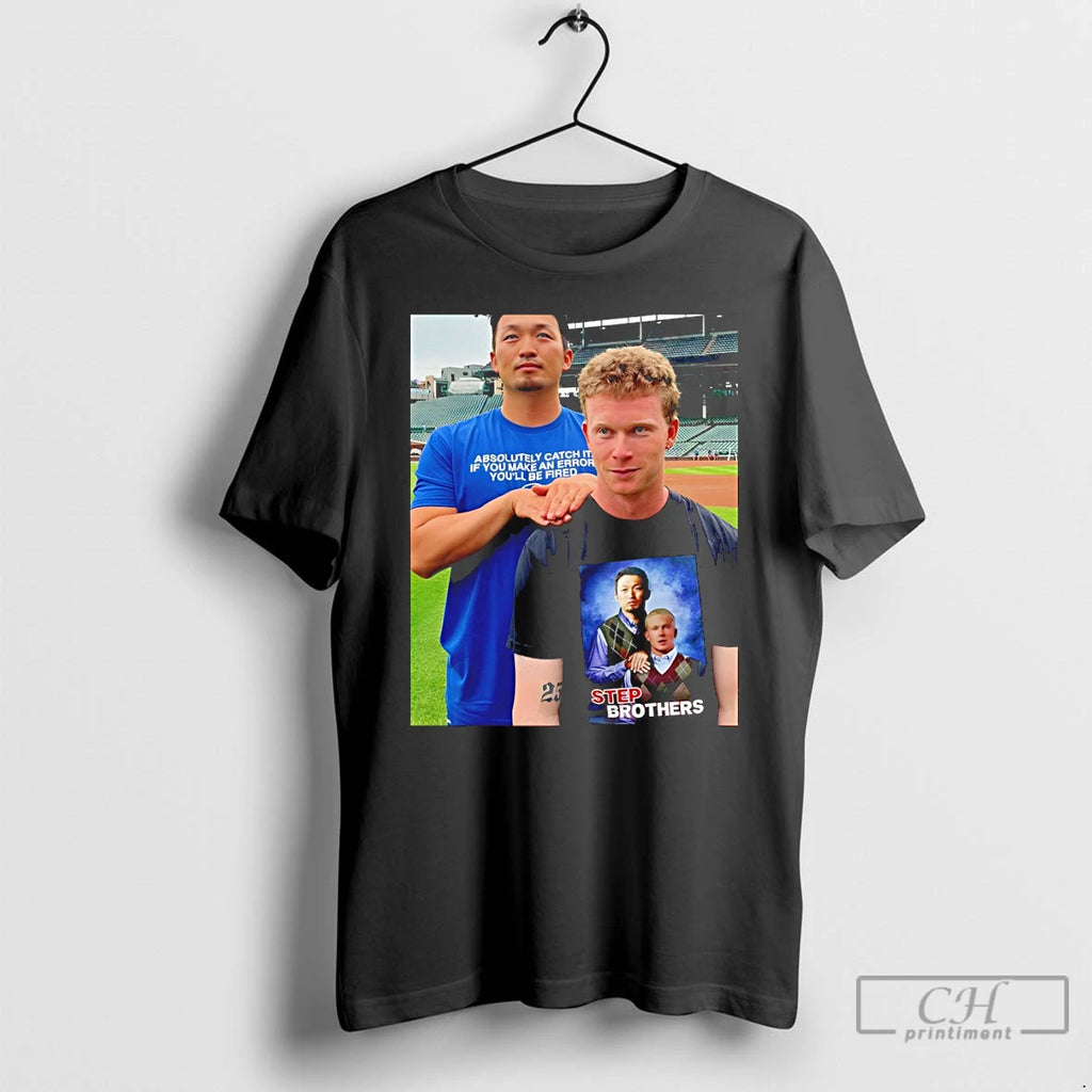 Premium Pete Crow Armstrong And Seiya Suzuki Chicago Cubs Baseball Photo Vintage T Shirts Sweater