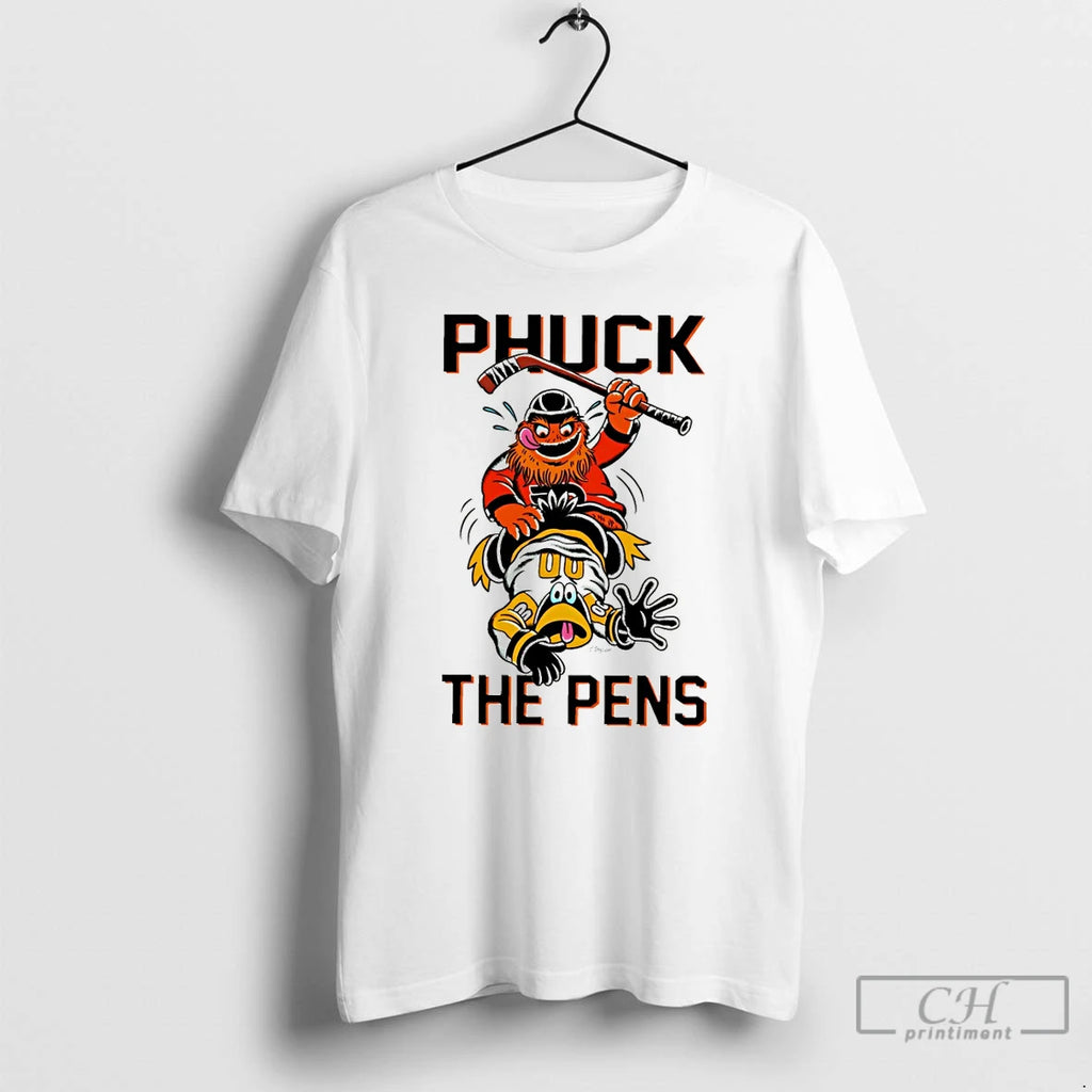 Premium Philadelphia Flyers Vs Pittsburgh Penguins Mascot Phuck The Pens