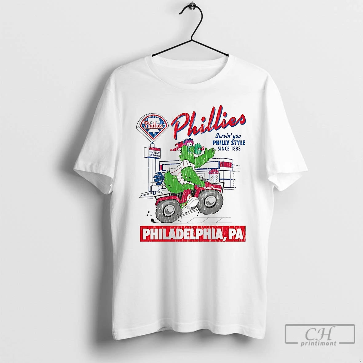 Premium Philadelphia Phillies Serving You Philly Style Since 1883 T Shirts Hoodie Sweatshirt | PurePodTees.com