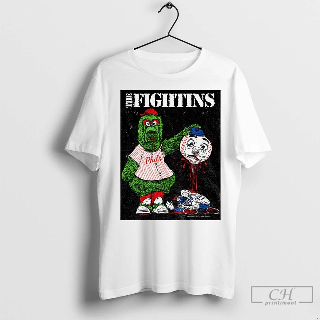 Premium Phillie Phanatic Philadelphia Phillies Get Mr Met New York Mets The Fightins Mlb Baseball Shirt Hoodie Sweatshirt