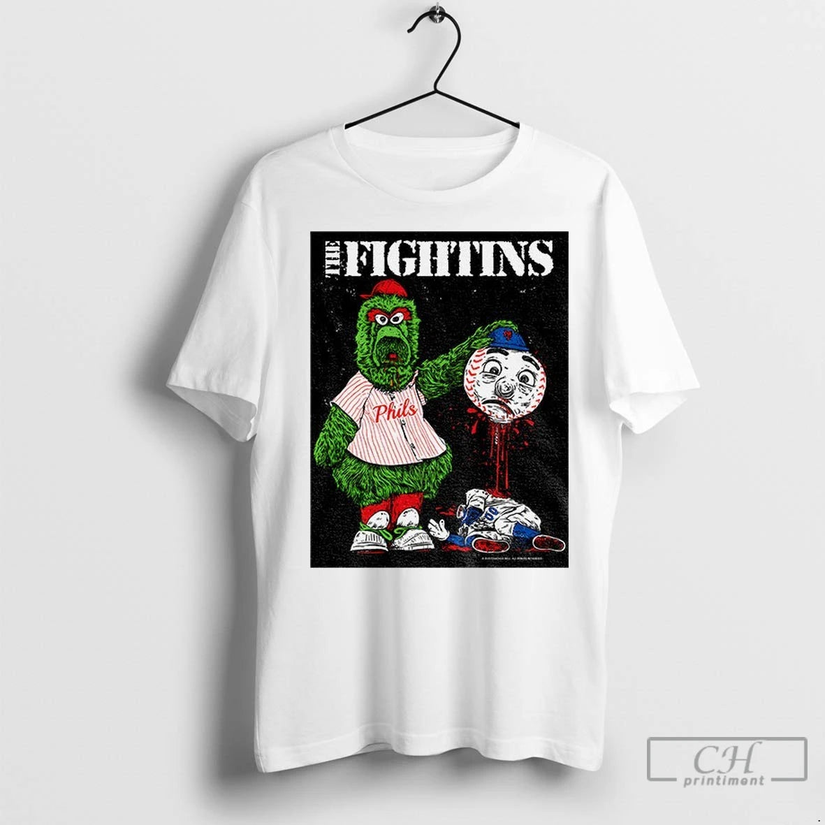 Premium Phillie Phanatic Philadelphia Phillies Get Mr Met New York Mets The Fightins Mlb Baseball Shirt Hoodie Sweatshirt
