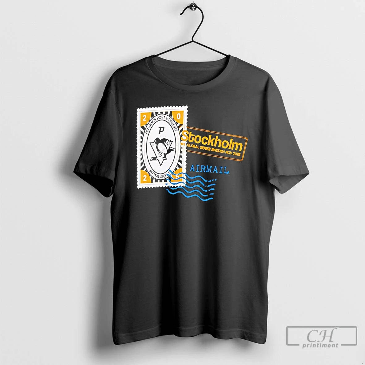 Premium Pittsburgh Penguins 2025 Nhl Global Series Hometown To Stockholm Legacy Shirt Hoodie Sweatshirt | PurePodTees.com