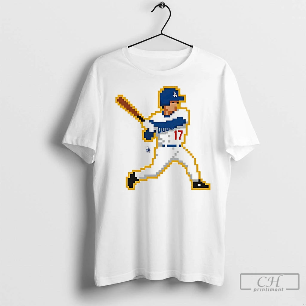 Premium Pixelated X Shohei Ohtani Dodgers Superstar 2025 Shirt Hoodie Sweatshirt | PurePodTees.com