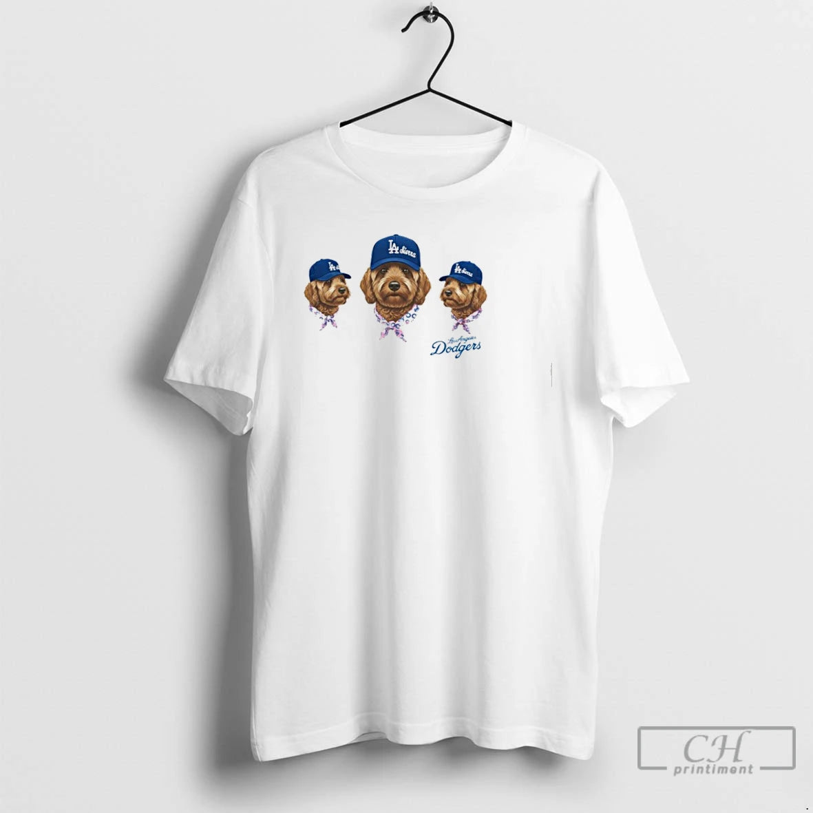 Premium Poodle Dog La Sierra Los Angeles Dodgers T Shirts Hoodie Sweatshirt | PurePodTees.com