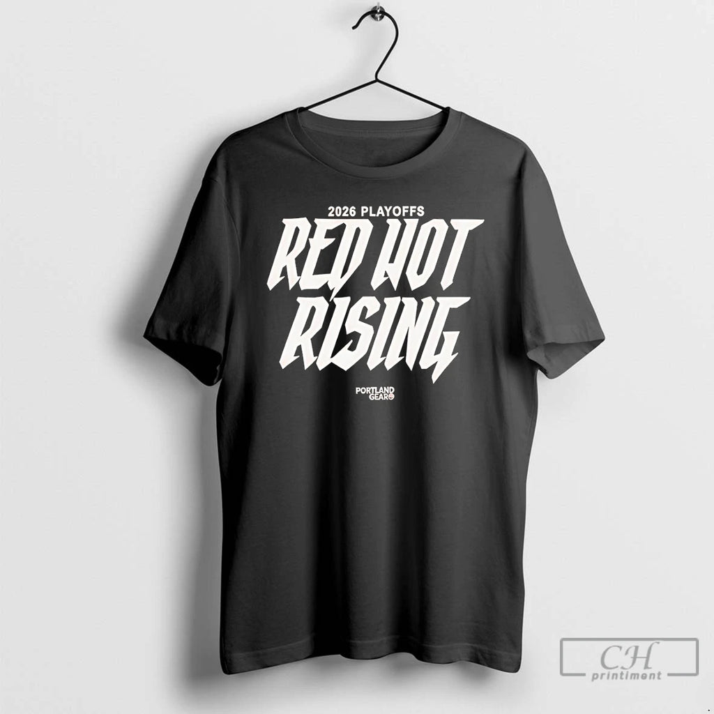 Premium Portland Trail Blazers Red Hot Rising 2026 Playoffs