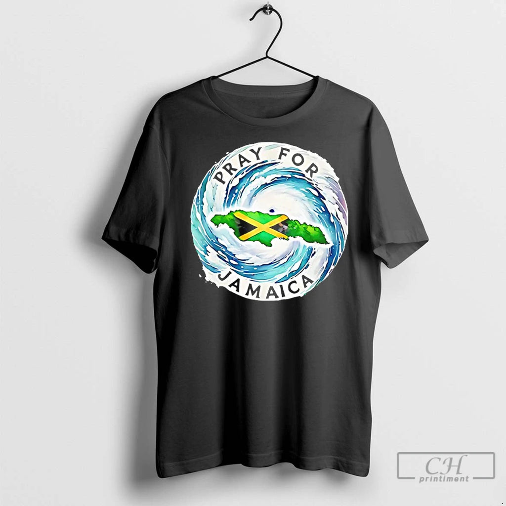 Premium Pray For Jamaica Hurricane Melissa Shirt Hoodie Sweatshirt | PurePodTees.com