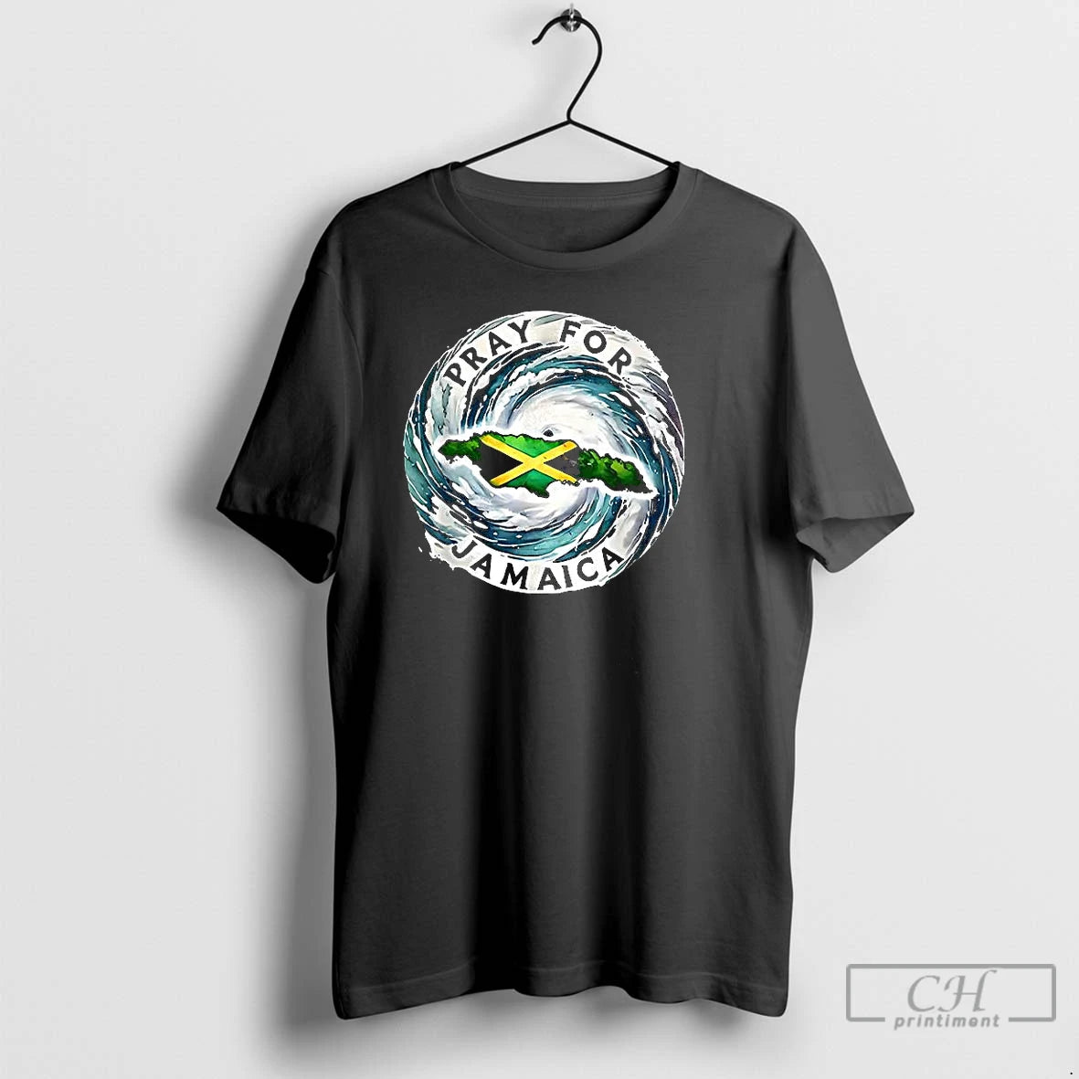 Premium Pray For Jamaica Hurricane Melissa T Shirts Hoodie Sweatshirt | PurePodTees.com