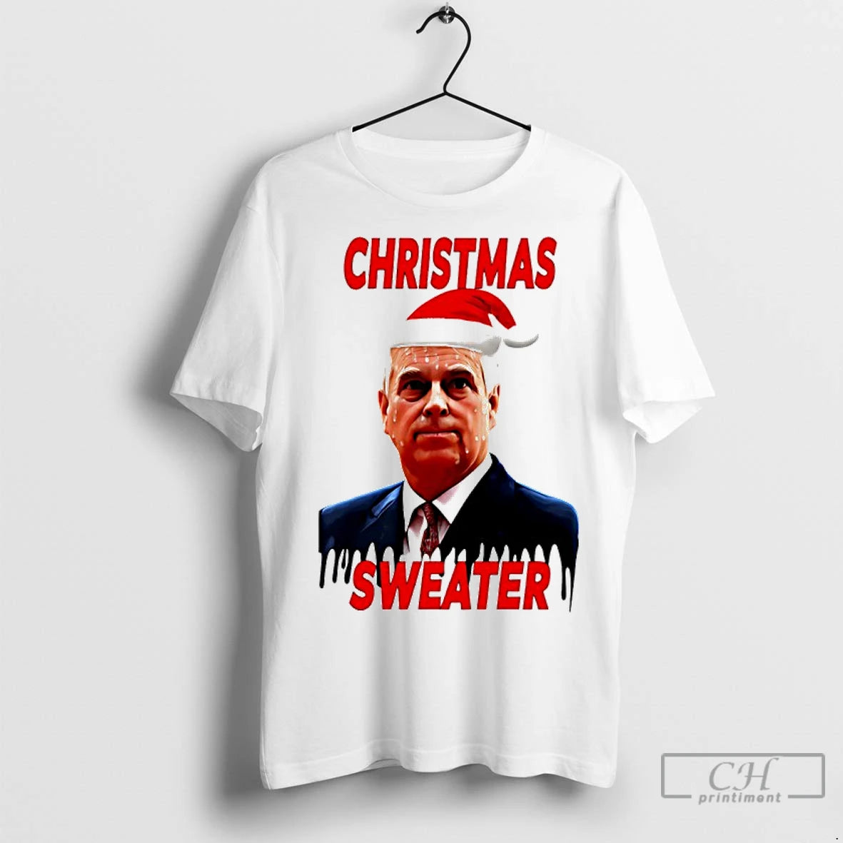 Premium Prince Andrew Christmas Shirt Hoodie Sweatshirt | PurePodTees.com