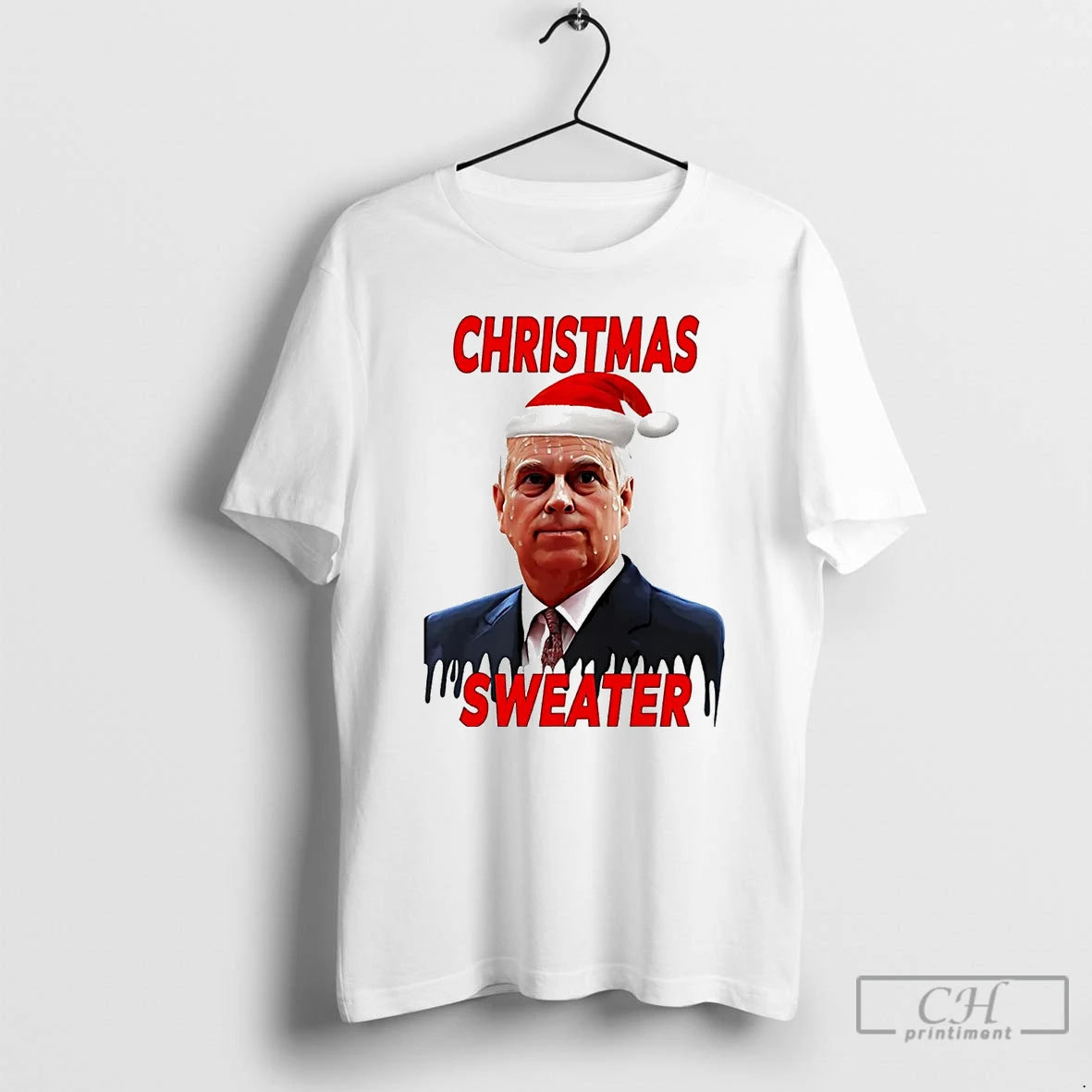 Premium Prince Andrew Christmas T Shirts Hoodie Sweatshirt | PurePodTees.com