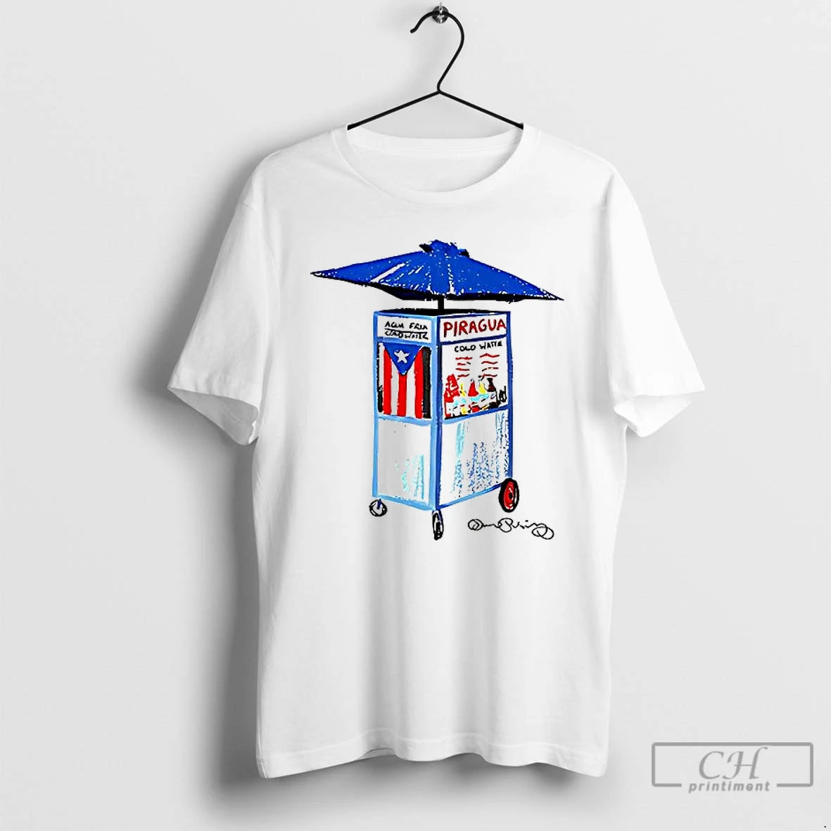 Premium Puerto Rico Piragua Cart T Shirts Hoodie Sweatshirt | PurePodTees.com