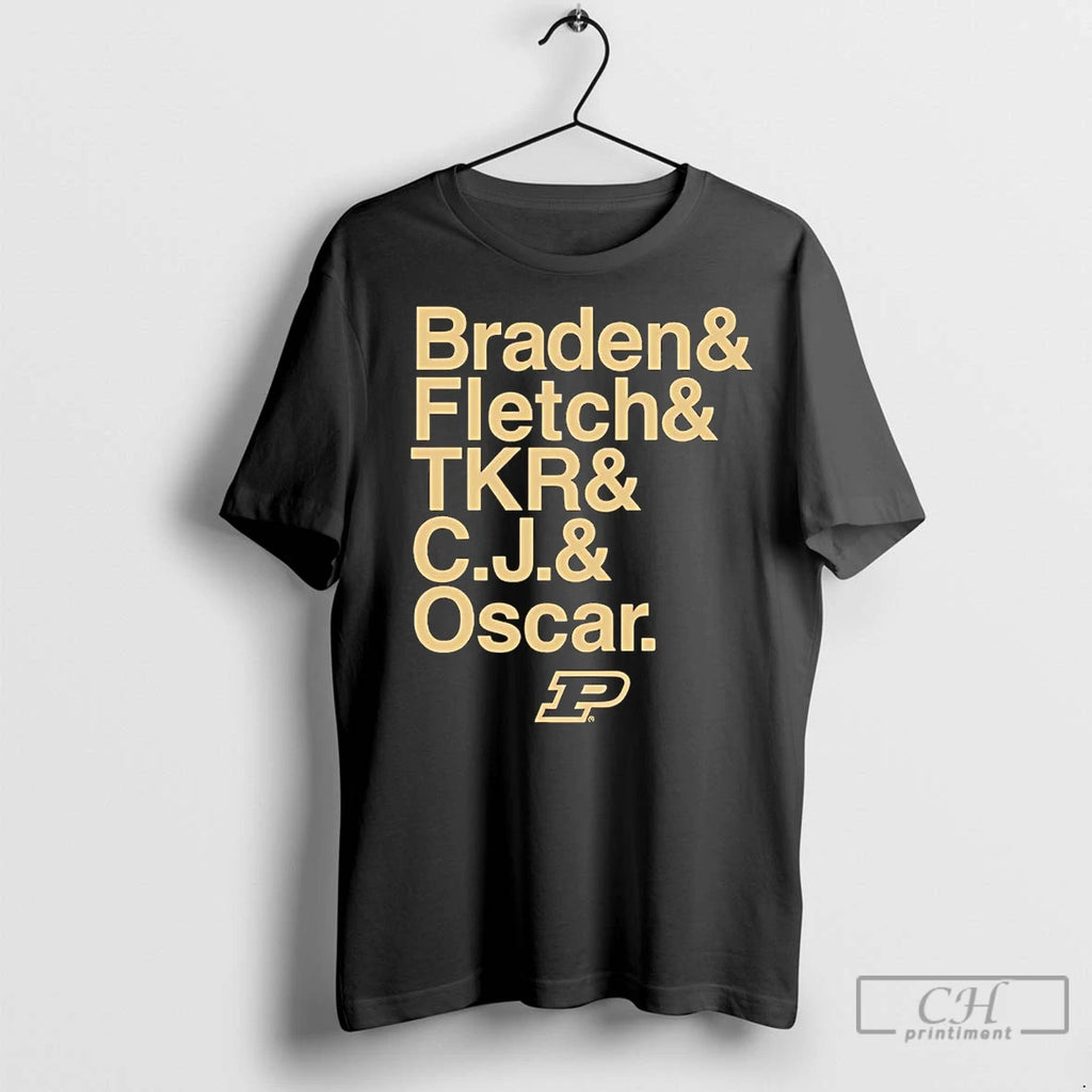 Premium Purdue Boilermakers Starting Team Name Ampersand 2026 Shirt Hoodie Sweatshirt | PurePodTees.com