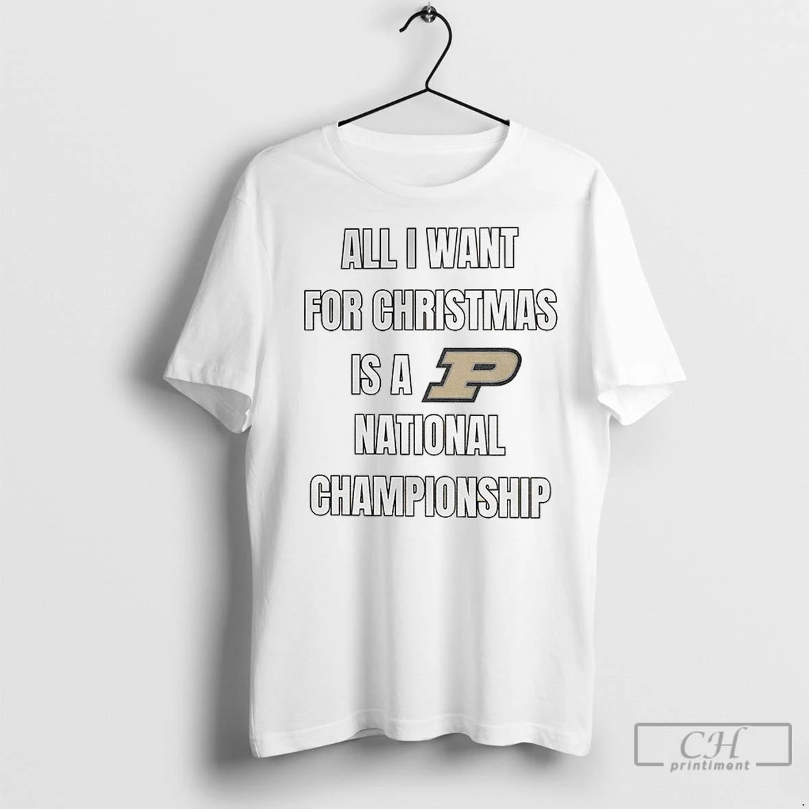 Premium Purdue University All I Want For Christmas Is A National Champions Shirt Hoodie Sweatshirt | PurePodTees.com