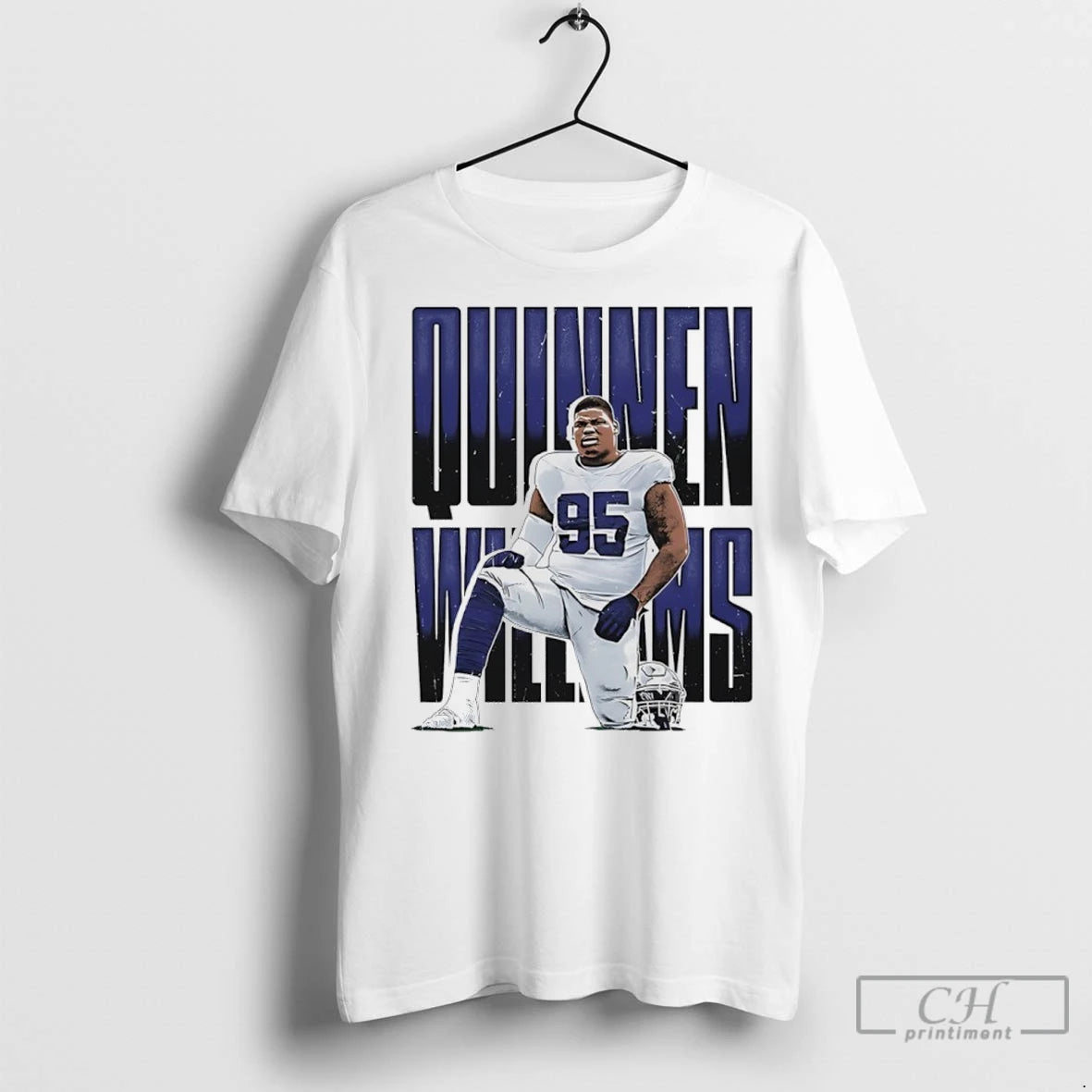 Premium Quinnen Williams Dallas Cowboys Football Pose Star Shirt Hoodie Sweatshirt | PurePodTees.com