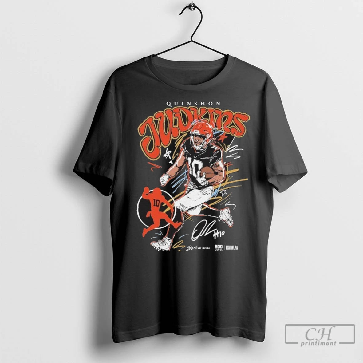 Premium Quinshon Judkins Cleveland Browns Scribble Shirt Hoodie Sweatshirt | PurePodTees.com