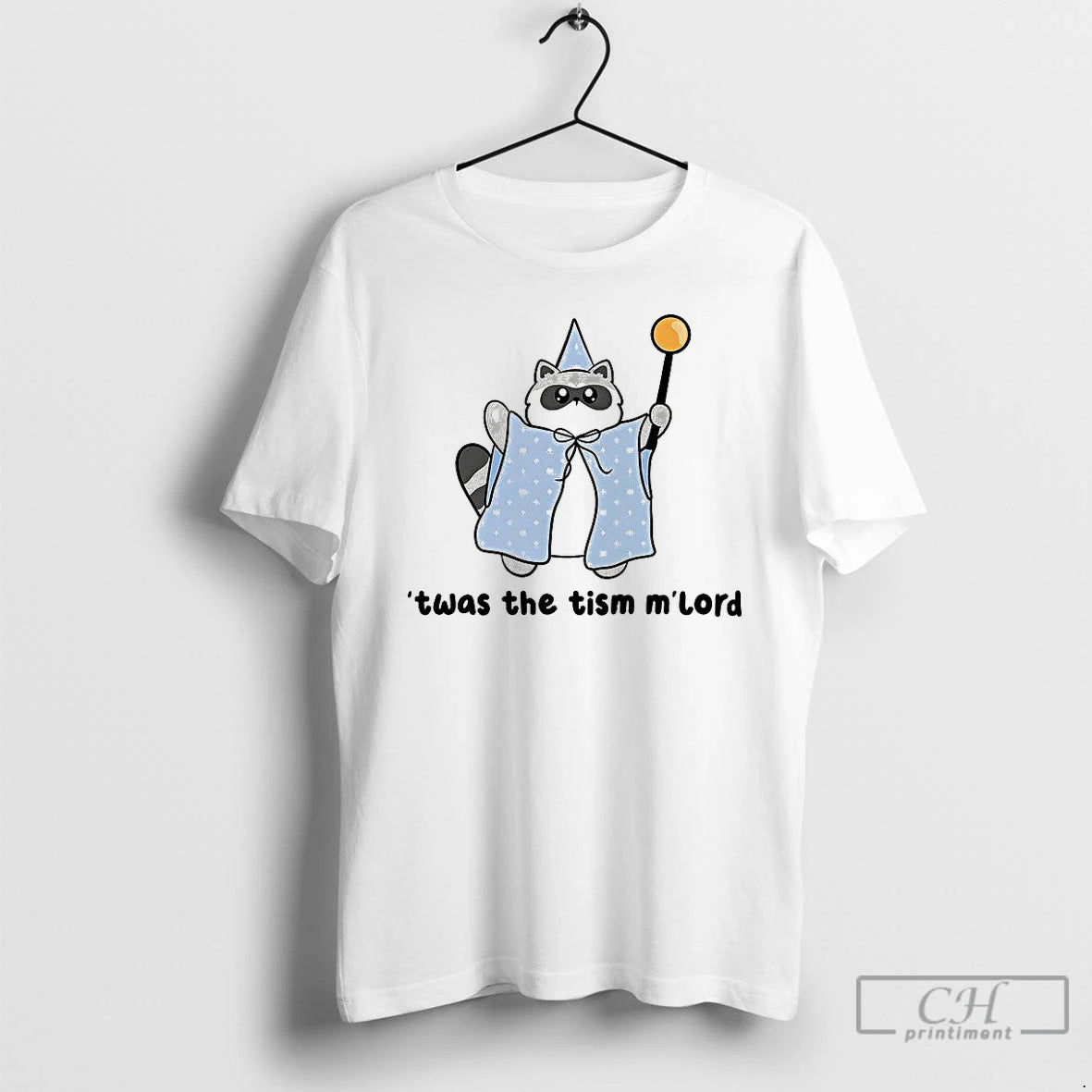 Premium Raccoon Twas The Tism Mlord Shirt Hoodie Sweatshirt | PurePodTees.com