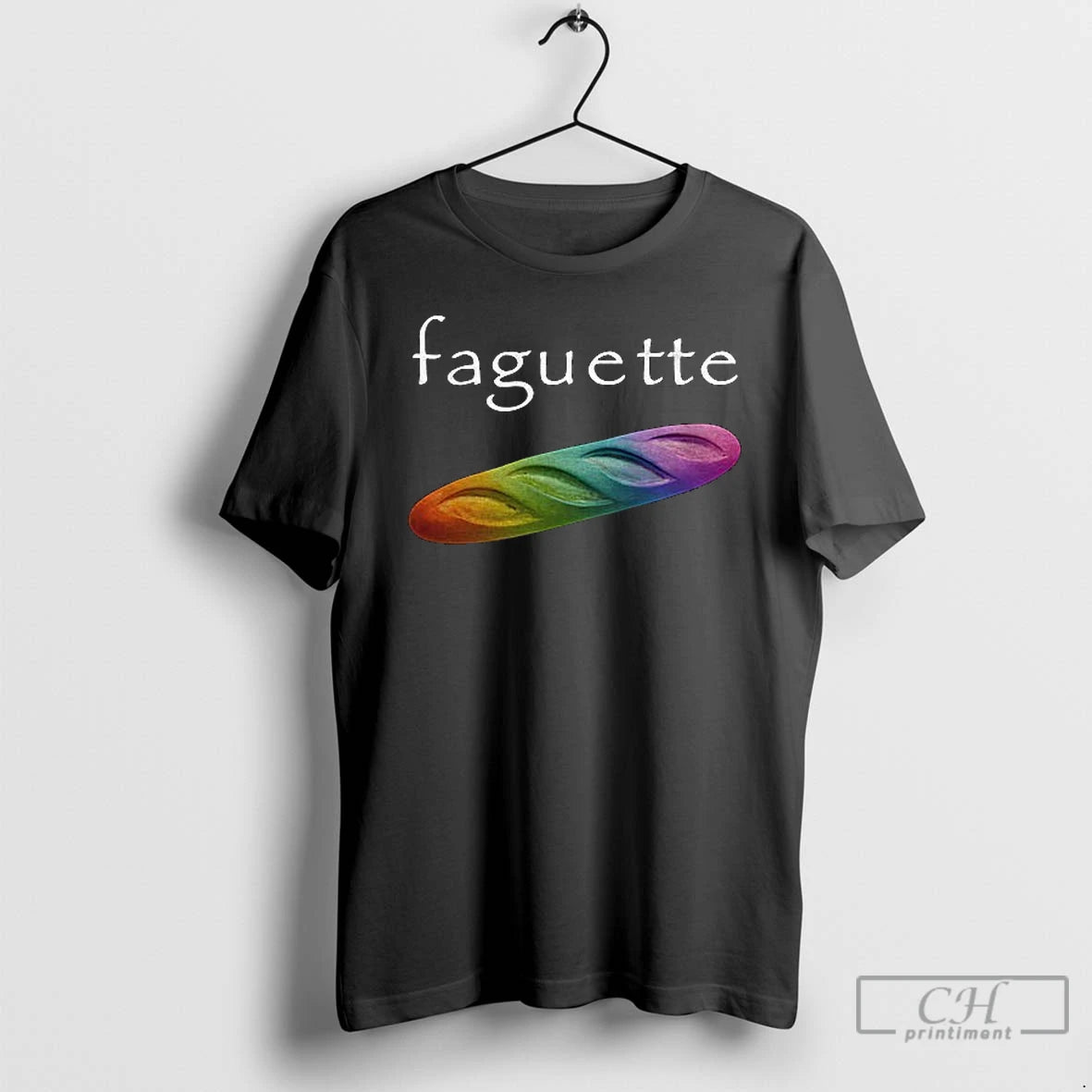 Premium Rainbow Baguette Meme T Shirts Hoodie Sweatshirt | PurePodTees.com