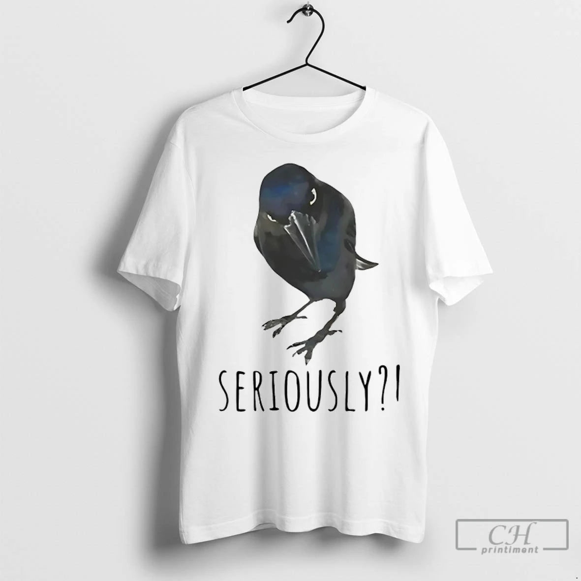 Premium Raven Question Seriously Shirt Hoodie Sweatshirt | PurePodTees.com