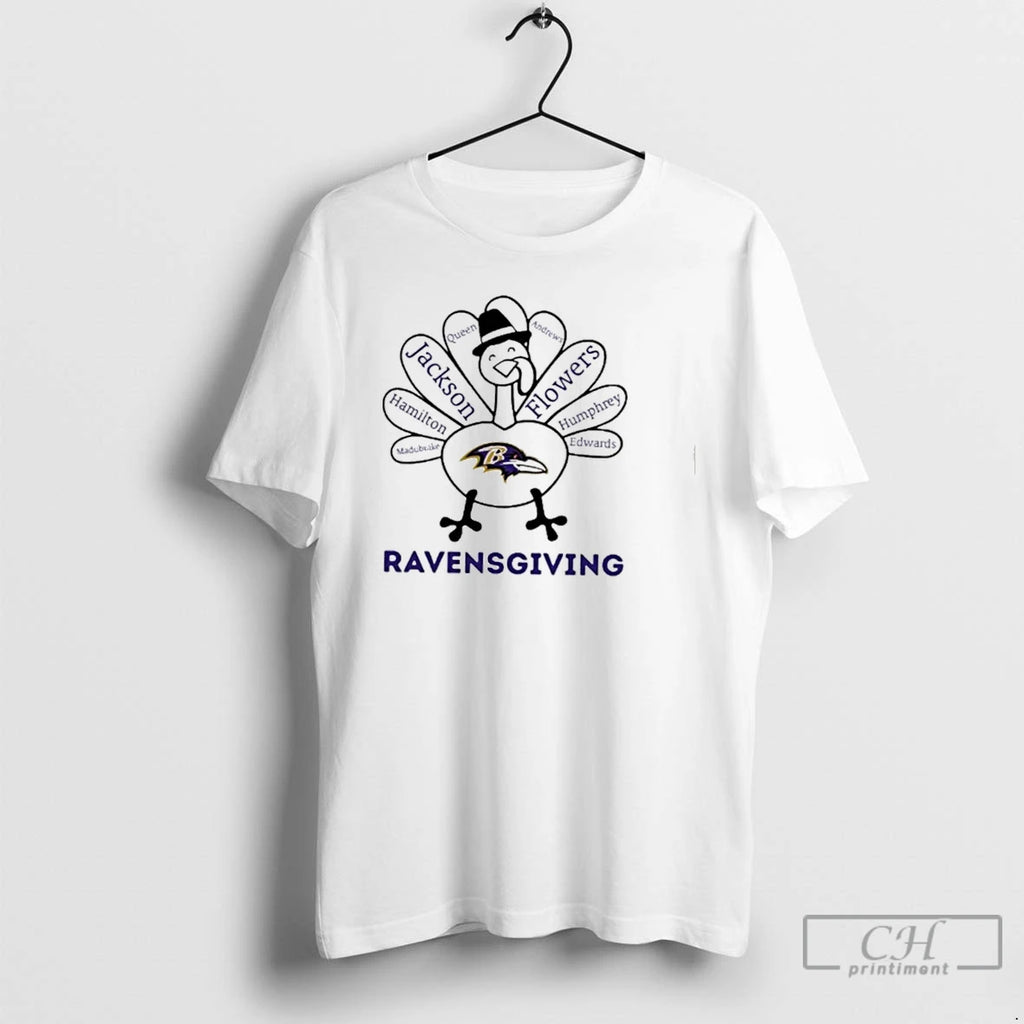 Premium Ravensgiving Baltimore Ravens X Thanksgiving T Shirts Hoodie Sweatshirt | PurePodTees.com