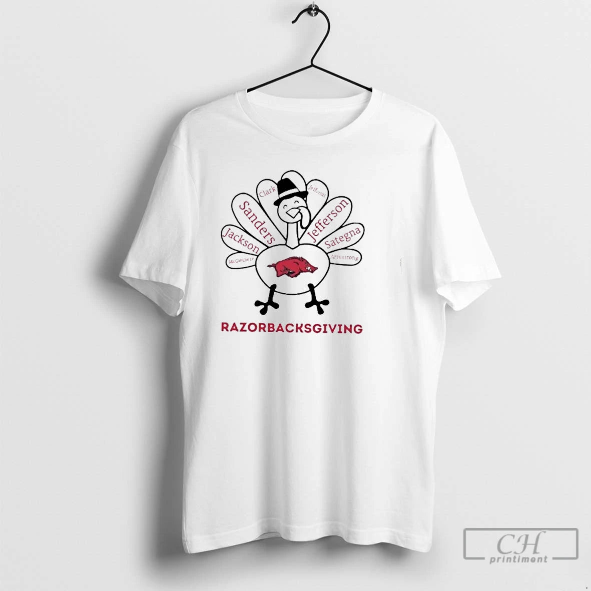 Premium Razorbacksgiving Arkansas Razorbacks X Thanksgiving T Shirts Hoodie Sweatshirt | PurePodTees.com