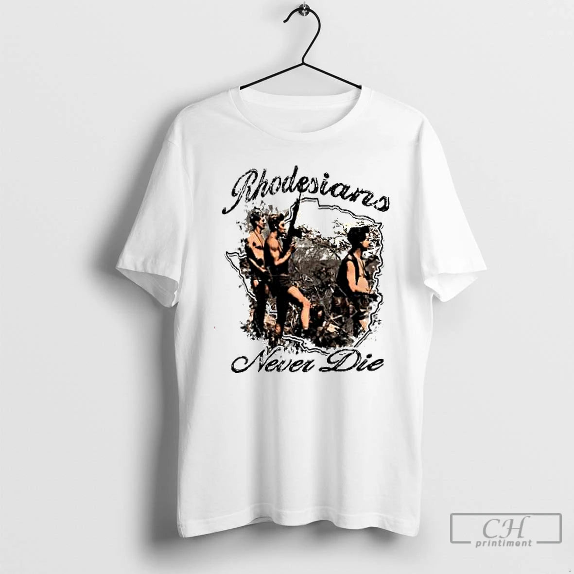 Premium Rhodesians Never Die Vintage T Shirts Hoodie Sweatshirt | PurePodTees.com