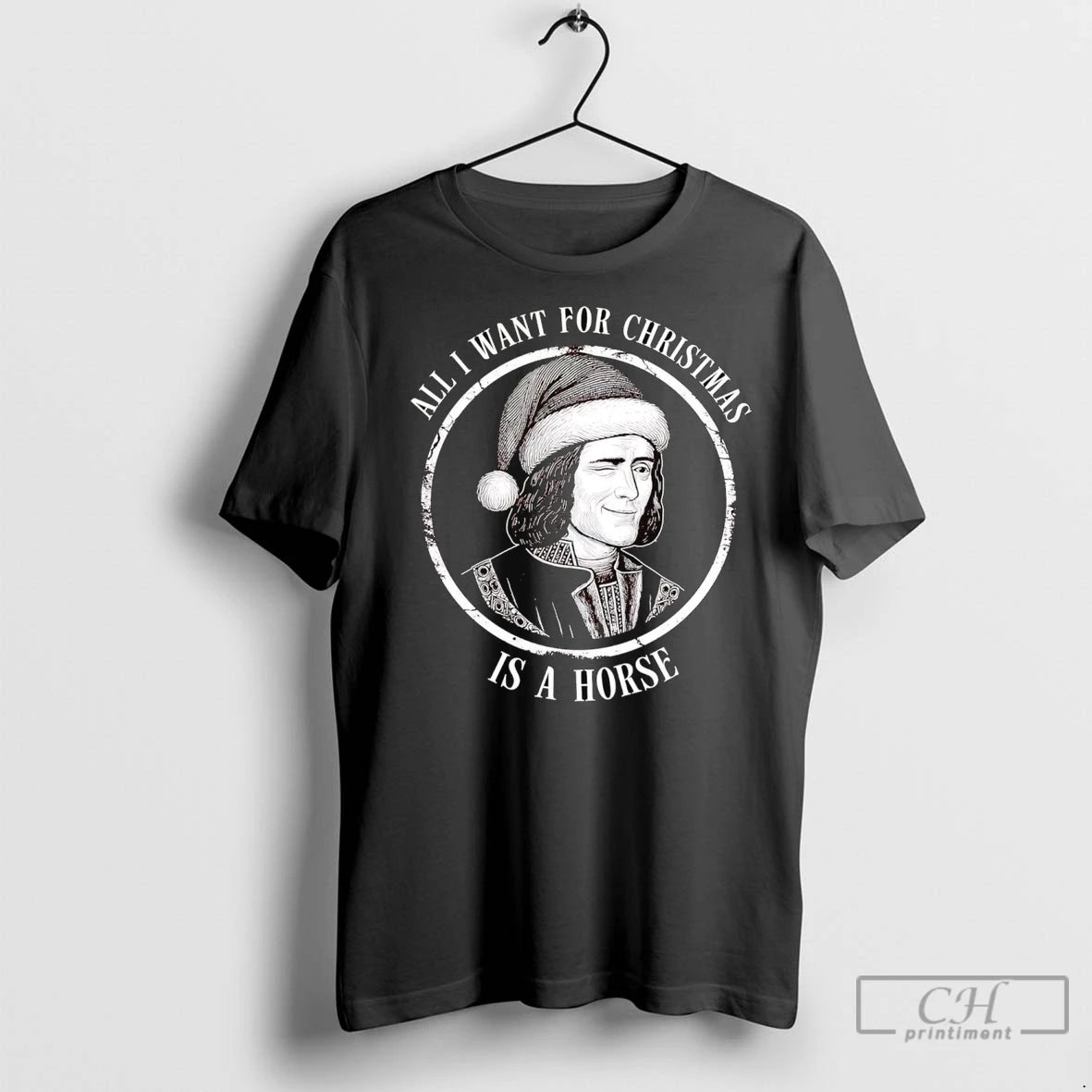 Premium Richard Iii All I Want For Christmas Is A Horse Shirt Hoodie Sweatshirt | PurePodTees.com