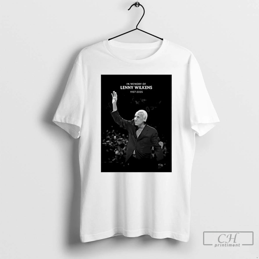 Premium Rip Coach Lenny Wilkens 1937 2025 T Shirts Hoodie Sweatshirt | PurePodTees.com