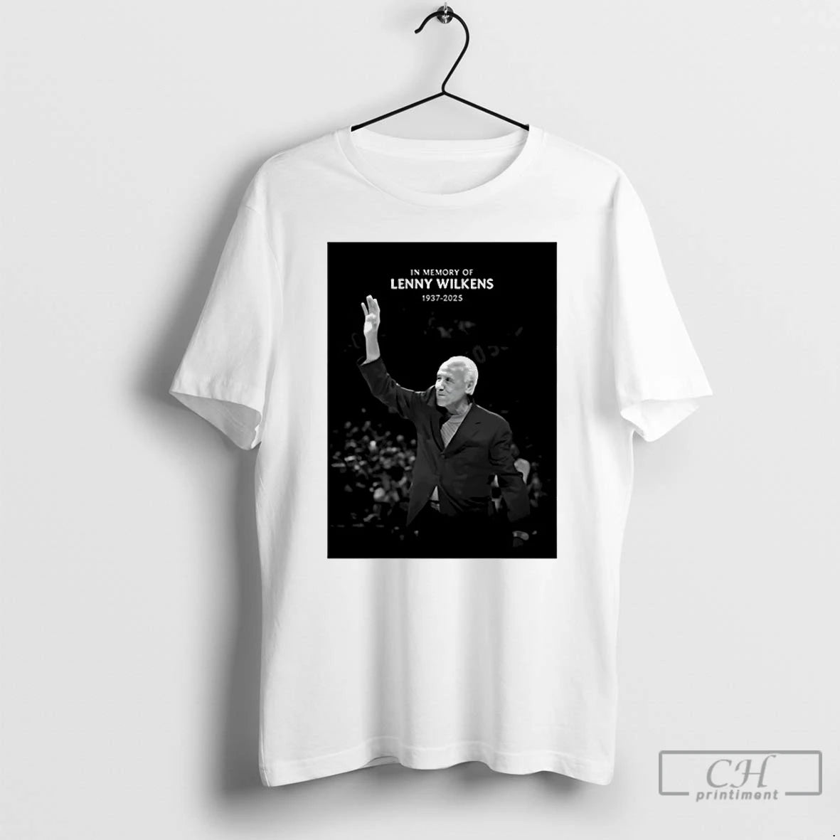 Premium Rip Coach Lenny Wilkens 1937 2025 T Shirts Hoodie Sweatshirt | PurePodTees.com