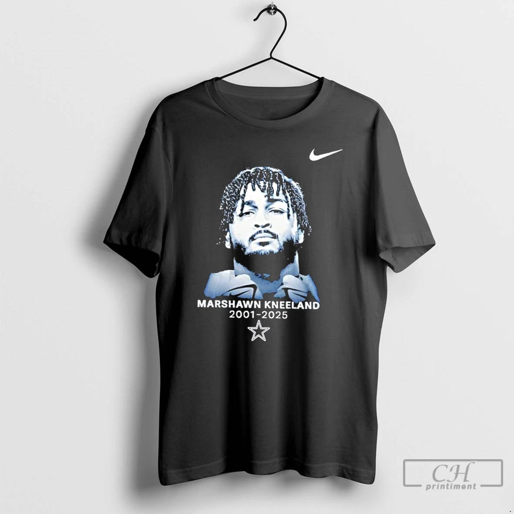 Premium Rip Marshawn Kneeland 2001 2025 Dallas Cowboys Signature Shirt Hoodie Sweatshirt | PurePodTees.com