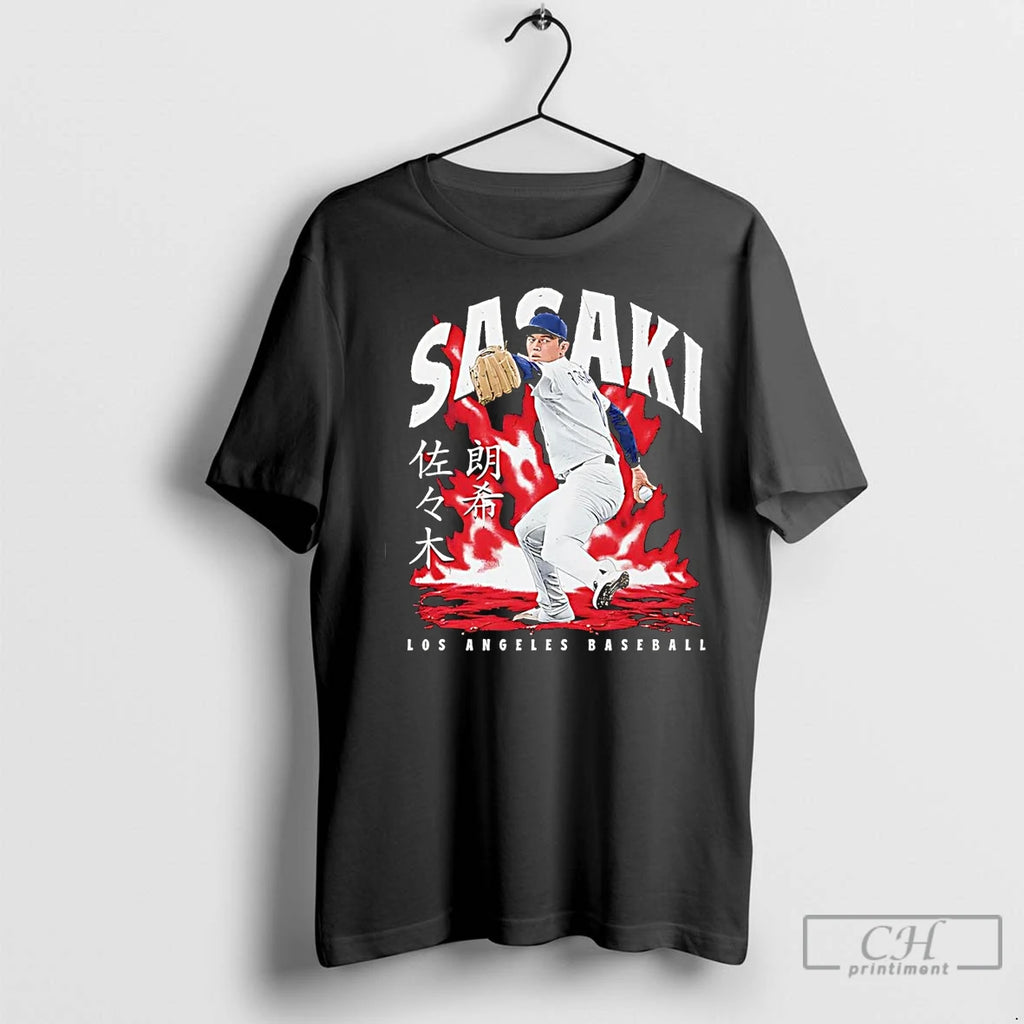 Premium Roki Sasaki Aura La Dodgers Champions Shirt Hoodie Sweatshirt | PurePodTees.com