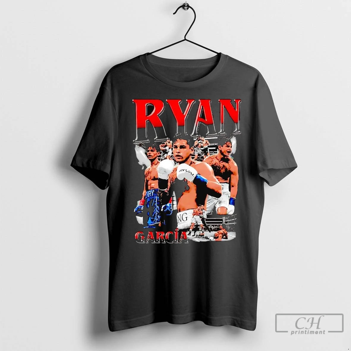 Premium Ryan Garcia Picture Collage 2 Sided Shirt Hoodie Sweatshirt | PurePodTees.com
