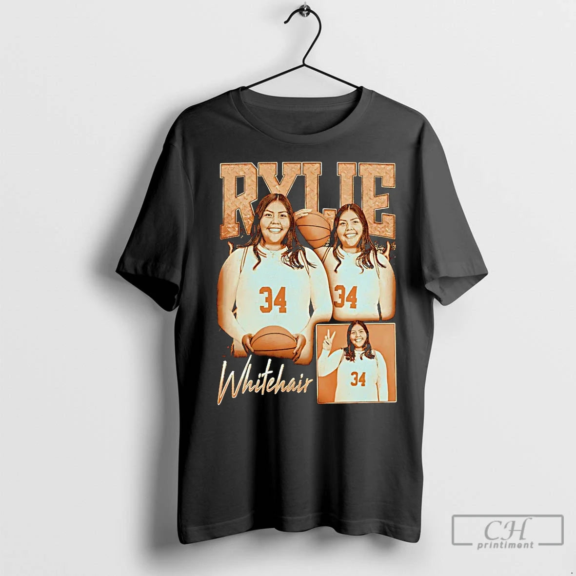 Premium Rylie Whitehair Ut Rio Grande Valley Vaqueros Basketball Player Collage Shirt Hoodie Sweatshirt | PurePodTees.com