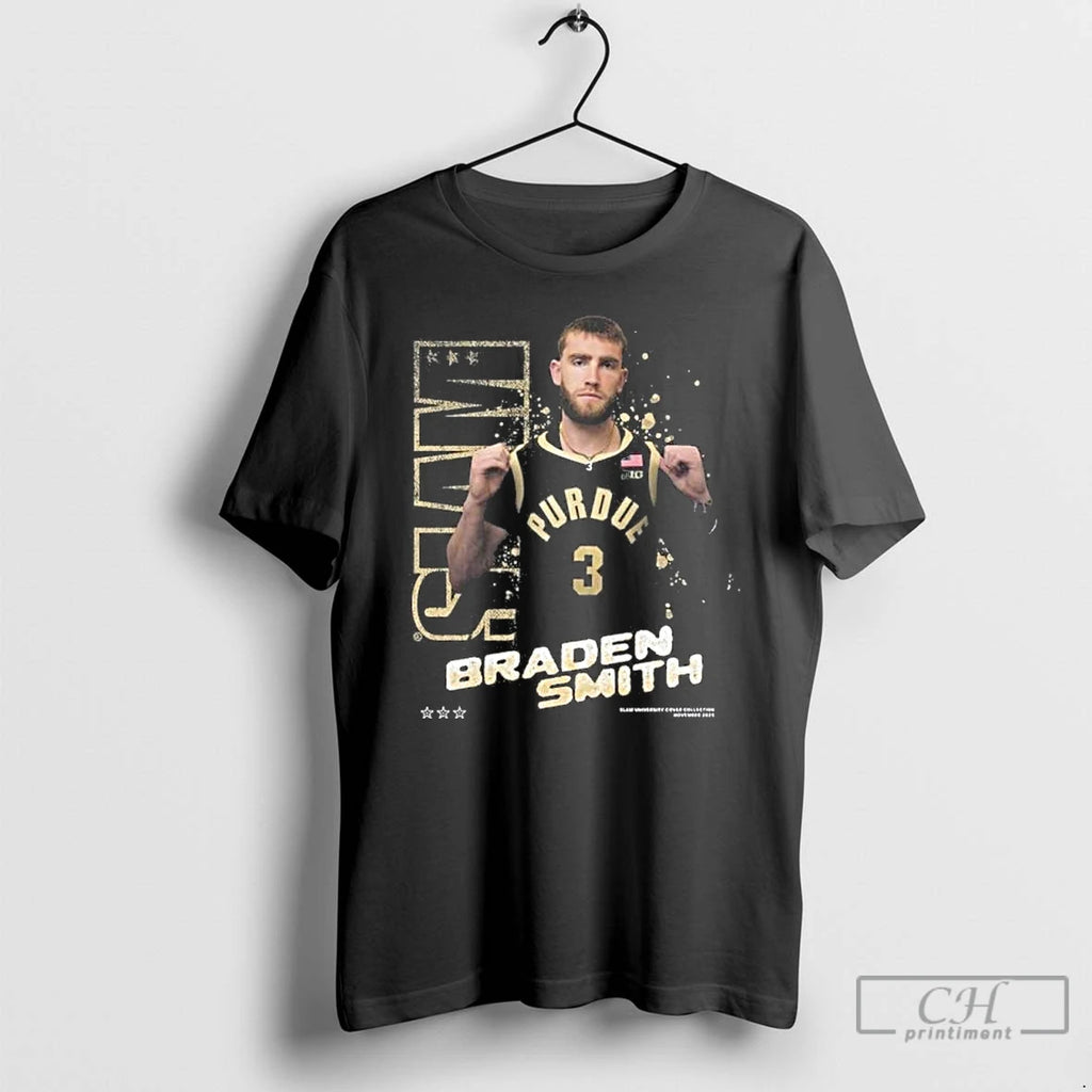 Premium Slam Braden Smith Purdue Boilermaker T Shirts Hoodie Sweatshirt | PurePodTees.com