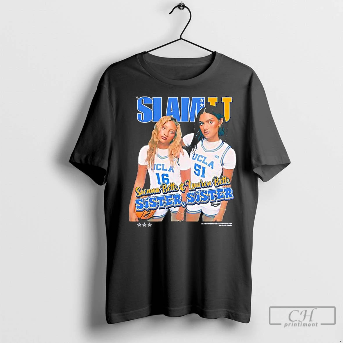Premium Slam Sienna Betts And Lauren Betts Sister Sister Ulca Graphic Shirt Hoodie Sweatshirt | PurePodTees.com