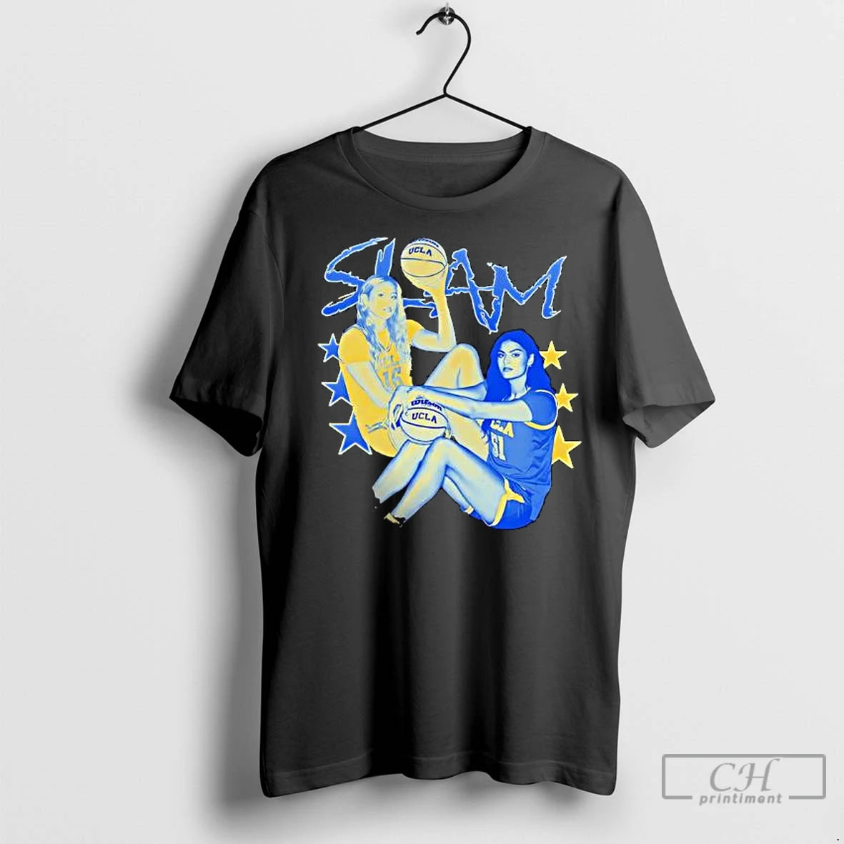 Premium Slam Sienna Betts Vs Lauren Betts Ucla Remix Cover Shirt Hoodie Sweatshirt | PurePodTees.com