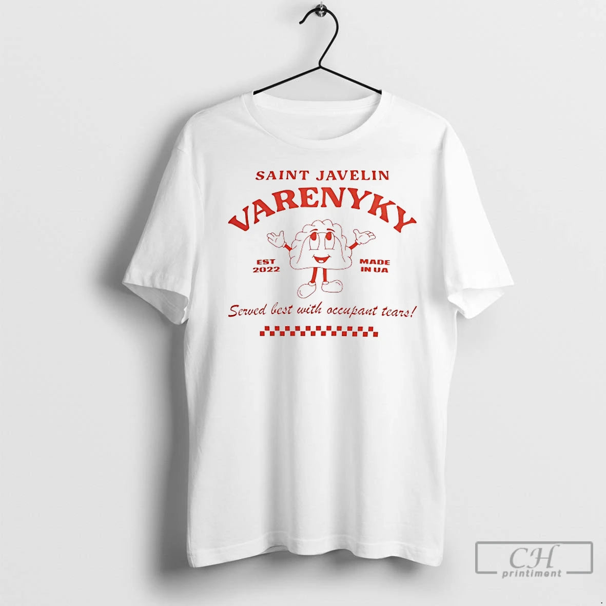 Premium Saint Javelin Varenyky Served Best With Occupant Tears Shirt Hoodie Sweatshirt | PurePodTees.com