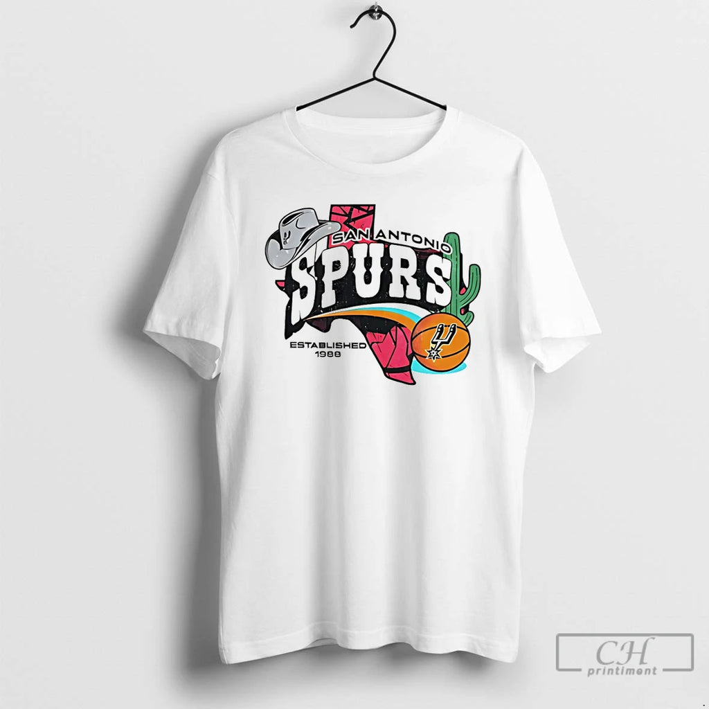 Premium San Antonio Spurs Basketball 2026 Playoffs Texas Call Outs Established 1988 T Shirts Sweater