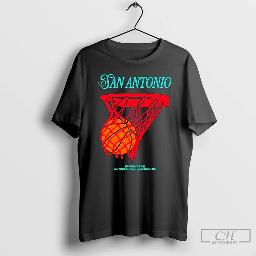 Premium San Antonio Spurs Basketball Property Of The San Antonio Texas Basketball Club T Shirts